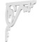 Ekena Millwork Amber Architectural Grade PVC Bracket, 5/8"W X 12"D X 12"H BKTP01X12X12AE - alternate 1